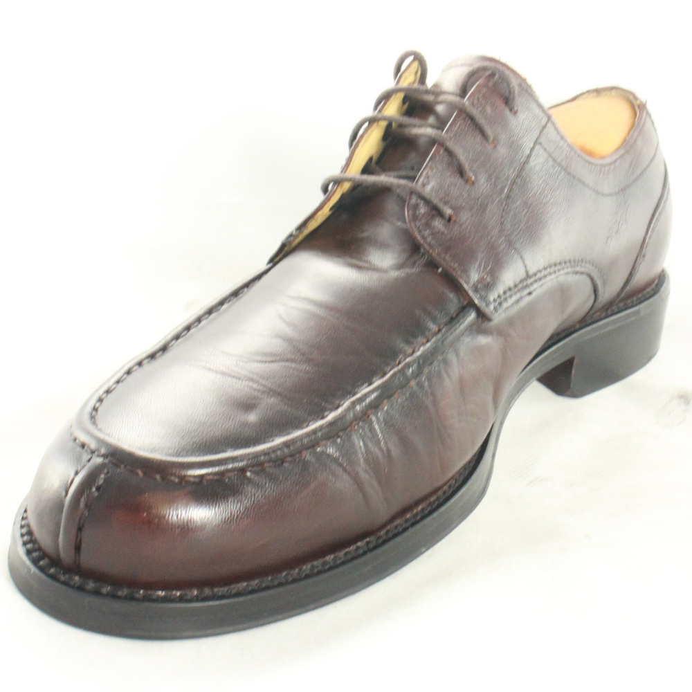 DOCKERS Premium Burgundy Leather Oxfords 10 Wide - Picture 4 of 8